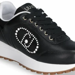 Femme Liu-Jo Sneakers Lolo en Cuir noires