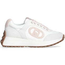 Femme Liu-Jo Sneakers Lolo en Cuir roses