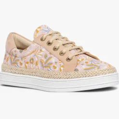 New Bocage Sneakers Loris imprimées pêche