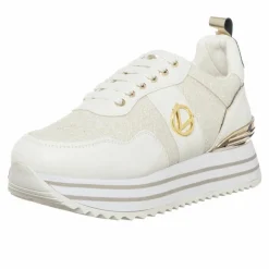 Hot Loretta by Loretta Sneakers Lurex blanc/doré