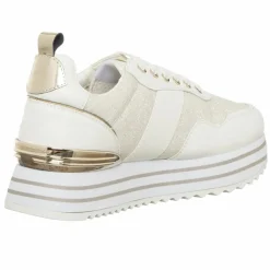 Hot Loretta by Loretta Sneakers Lurex blanc/doré