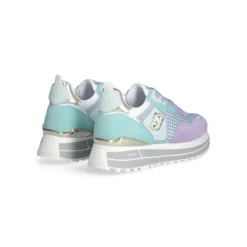 Clearance Liu-Jo Sneakers Maxi Wonder Améthyste/Émeraude