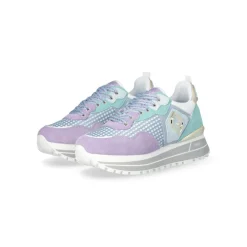 Clearance Liu-Jo Sneakers Maxi Wonder Améthyste/Émeraude