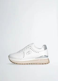 Outlet Liu-Jo Sneakers Maxi Wonder Blanches