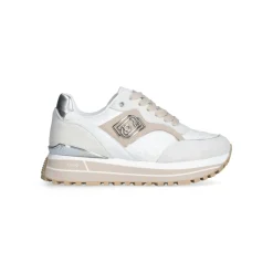 Discount Liu-Jo Sneakers Maxi Wonder Blanches Cassées