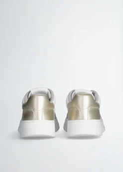 Clearance Liu-Jo Sneakers Me Blanches Or Clairs