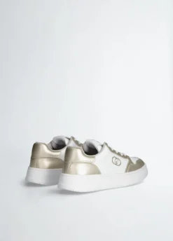 Clearance Liu-Jo Sneakers Me Blanches Or Clairs