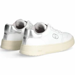 Femme Liu-Jo Sneakers Me en Cuir blanches