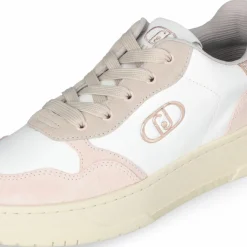 Femme Liu-Jo Sneakers Me en Cuir peche