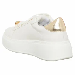 Femme Loretta by Loretta Sneakers Noa écru/doré - Plateforme 5 cm