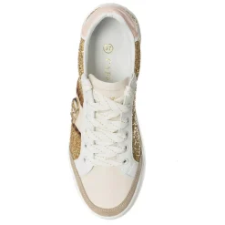 Femme CafèNoir Sneakers Plato blanc/doré