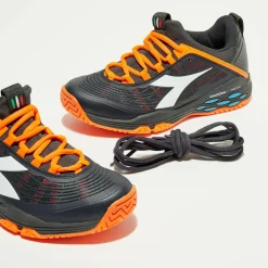 Homme Diadora Sneakers tennis Speed noir/orange