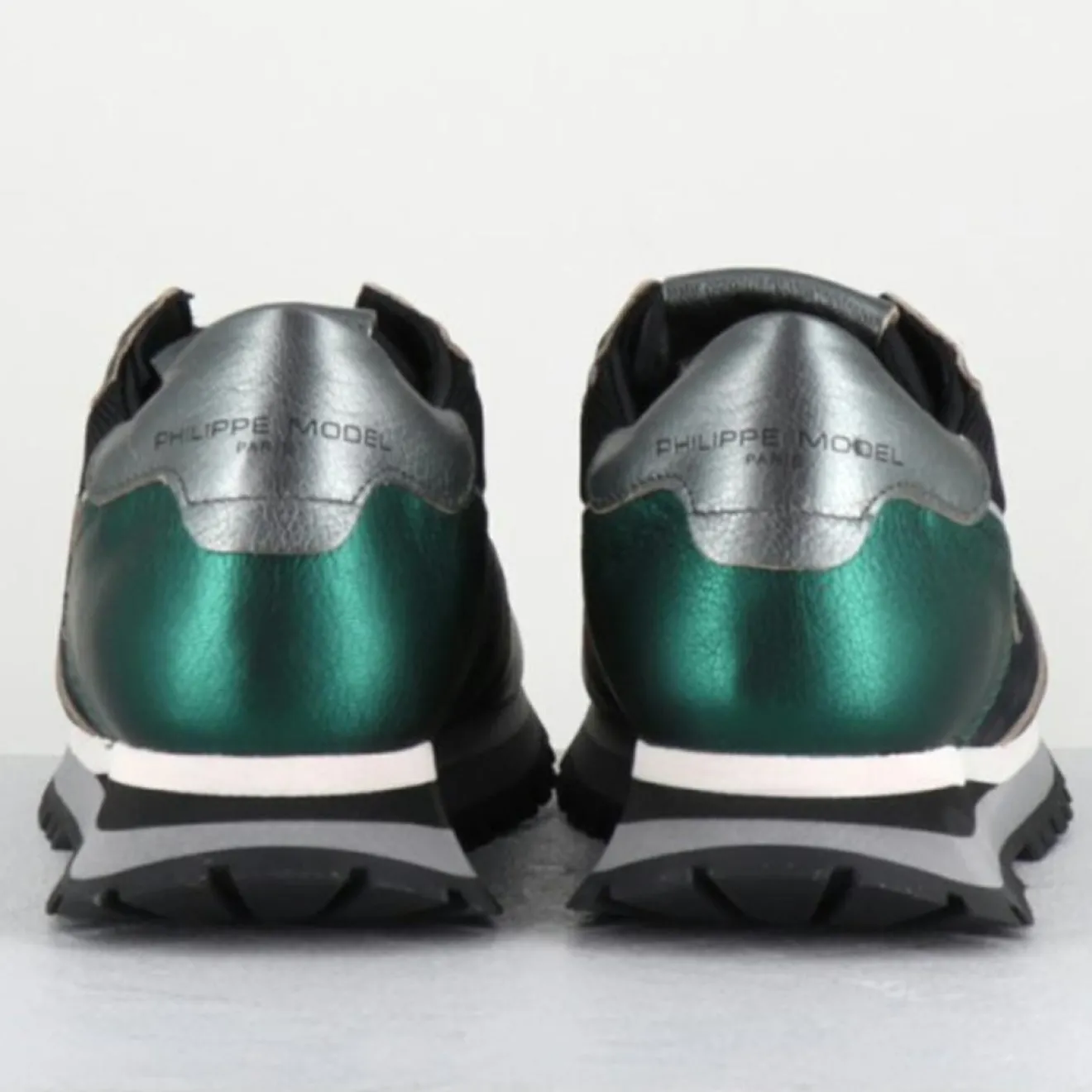 New Philippe Model Sneakers TRPX low vert/noir
