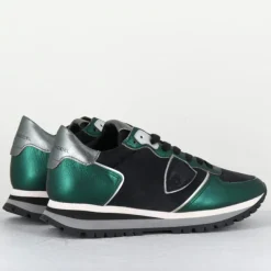 New Philippe Model Sneakers TRPX low vert/noir