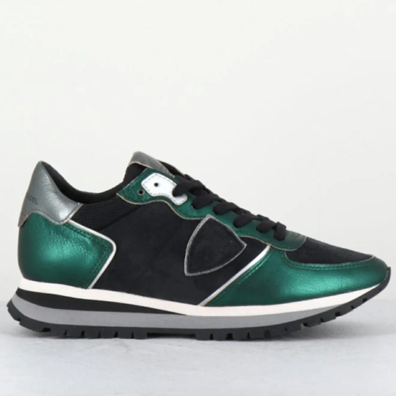 New Philippe Model Sneakers TRPX low vert/noir
