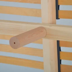 Hypsom Sommier en bois Kit Lino beige - 90x200 cm