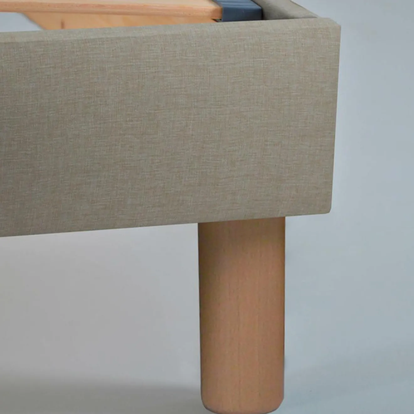 Best Hypsom Sommier en bois Kit Lino beige - 90x190 cm