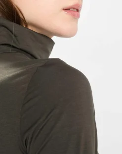 Femme Marc O'Polo Sous pull en Coton mélangé Manches longues kaki