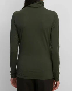 Femme Marc O'Polo Sous pull en Coton mélangé Manches longues kaki