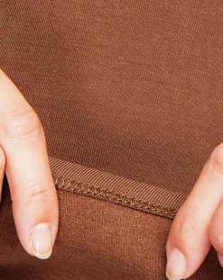 Femme Assuili Sous-pull Marilyne marron