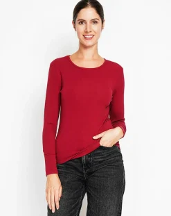 Femme Assuili Sous-pull Senda bordeaux
