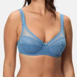 Clearance Playtex Soutien-gorge avec armatures Coeur Croisé Feminin Dentelle bleu