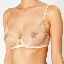 Hot Huit Soutien-gorge avec armatures en Soie mélangée Gone With The Wing nude