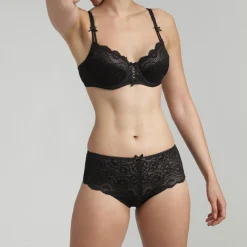 Femme Playtex Soutien-gorge balconnet Flower Elegance noir