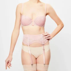 Discount La Perla Soutien-gorge balconnet Garnet rose