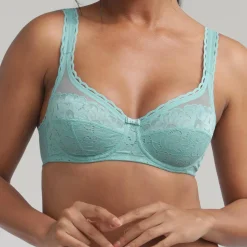 Femme Playtex Soutien-gorge Coeur Croisé Feminin Dentelle bleu turquoise