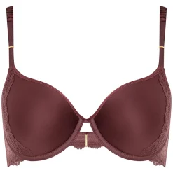Online Chantelle Soutien-gorge coques enveloppant memory Waltz marron cardinal