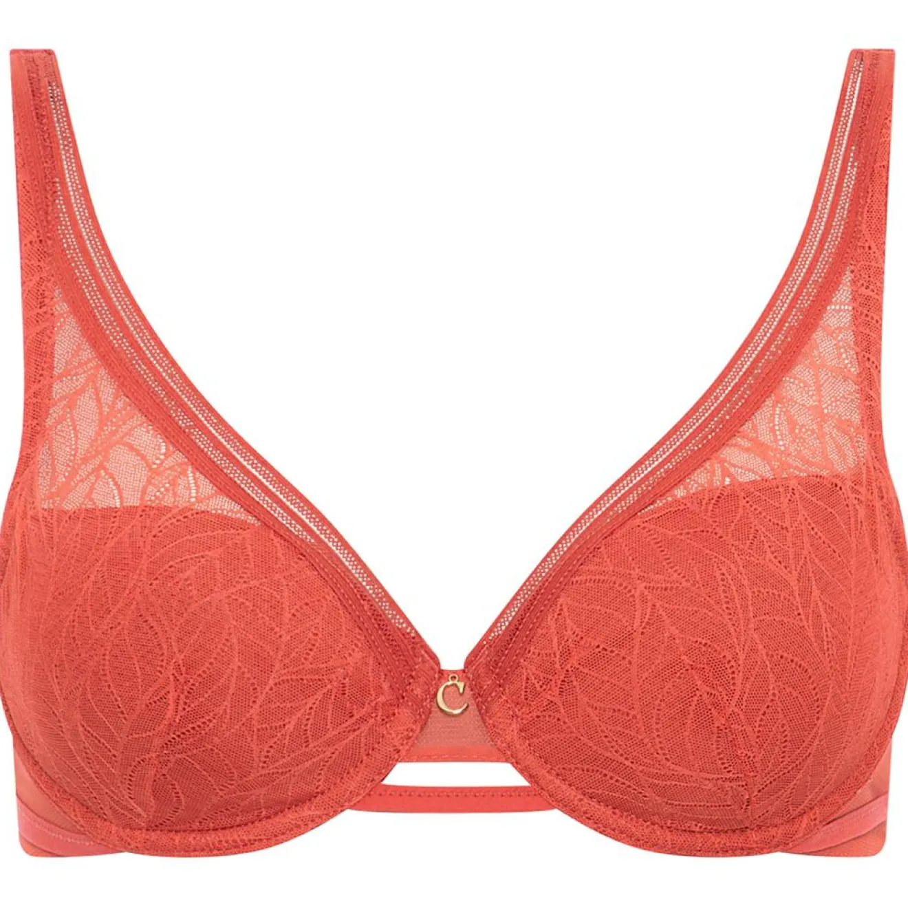Femme Chantelle Soutien-gorge coques spacer Marceau orange thé épicé