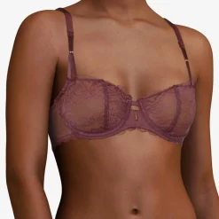 Femme Chantelle Soutien-gorge corbeille balconnet Waltz marron cardinal