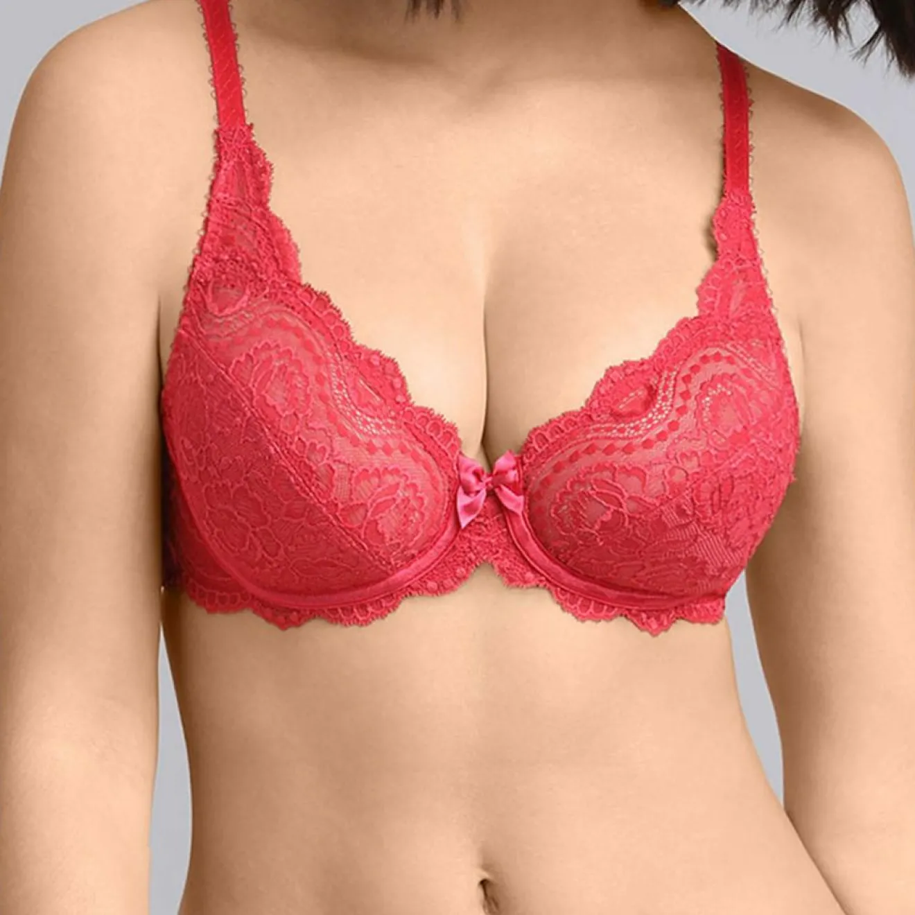 Hot Playtex Soutien-Gorge emboîtant Flower Elegance framboise