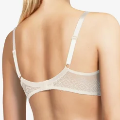 Femme Chantelle Soutien-gorge enveloppant Réaumur blanc talc