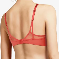 Femme Chantelle Soutien-gorge enveloppant Marceau orange thé épicé