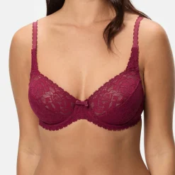 Femme Playtex Soutien-gorge Flower Elegance rouge cerise