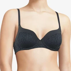 Femme Femilet Soutien-gorge Norah en dentelle gris bleu