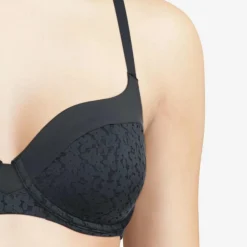 Femme Femilet Soutien-gorge Norah en dentelle gris bleu