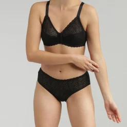 Online Playtex Soutien-gorge ouverture devant sans armatures Ideal Posture noir