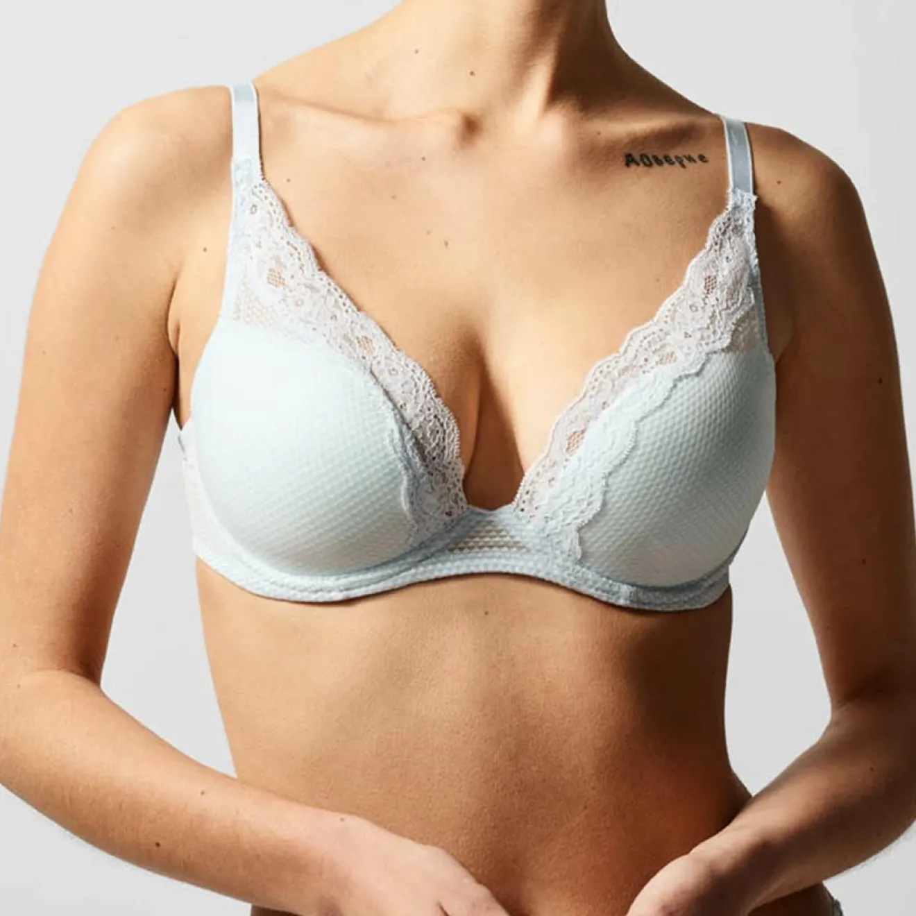 Femme Passionata Soutien-gorge plongeant Brooklyn bleu clair