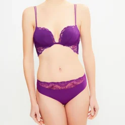 Femme La Perla Soutien-gorge push-up Desert Rose violet
