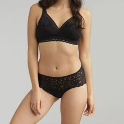 Best Playtex Soutien-gorge sans armatures Coeur Croisé Féminin noir
