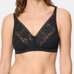 Clearance Playtex Soutien-gorge sans armatures Flower Elegance noir