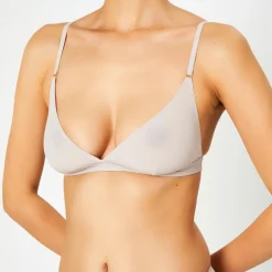 Femme Huit Soutien-gorge sans armatures en Soie mélangée Skin 01 bsh