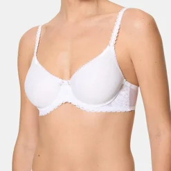 Femme Playtex Soutien-gorge spacer Flower Elegance blanc