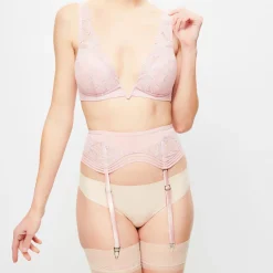 Femme La Perla Soutien-gorge triangle Garnet rose