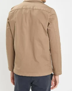 Homme Marc O'Polo Surchemise Croisée Coton Organic camel