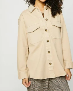 Femme Esprit Surchemise en Coton bio collection EDC by écrue