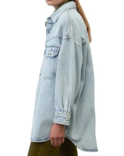 Femme Marc O'Polo Surchemise en jean poches bleu clair